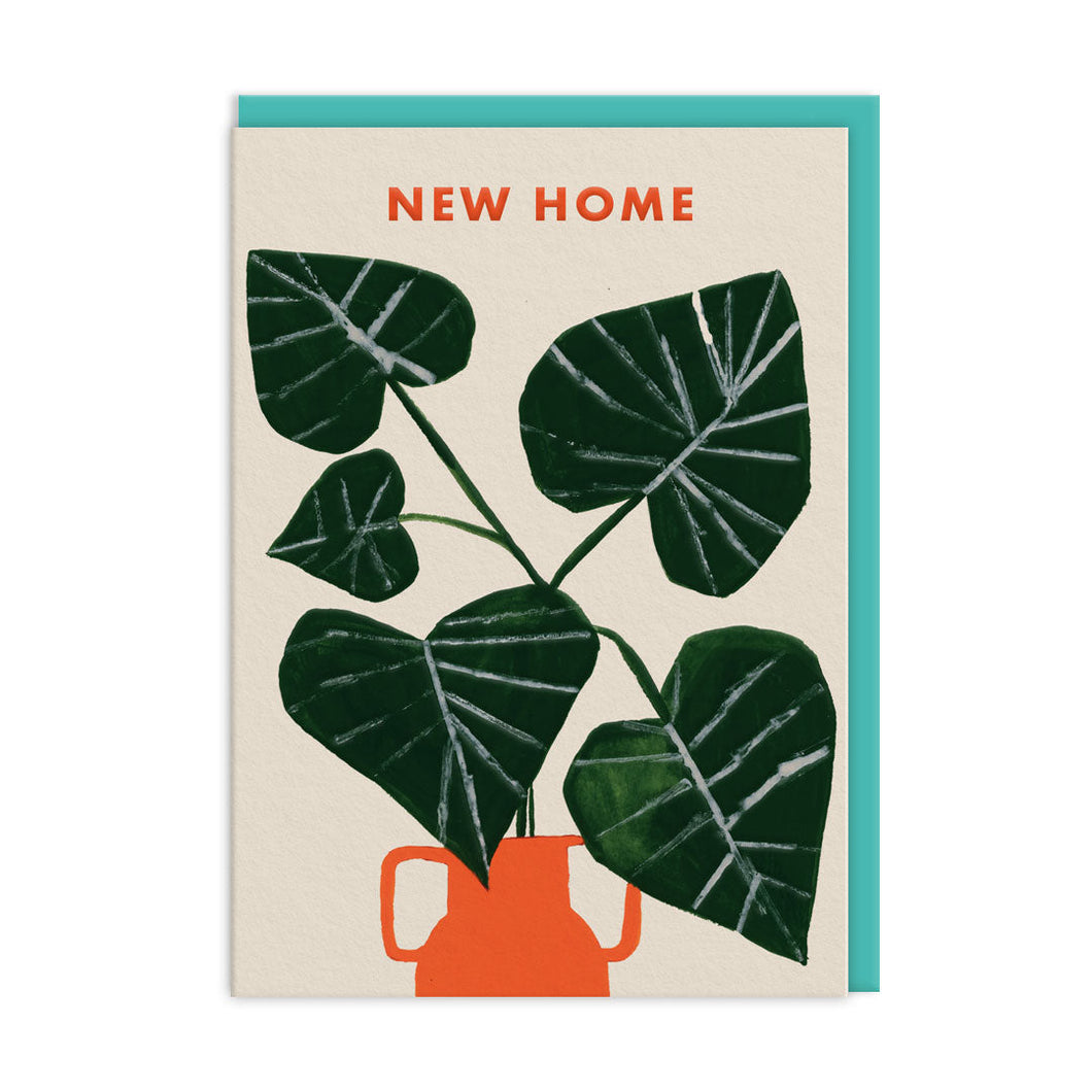New Home Monstera Card