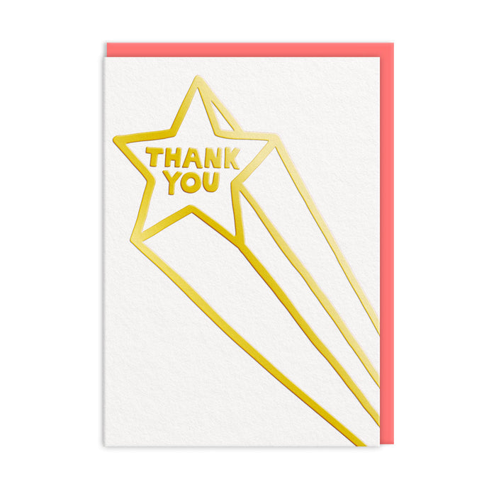 Thank You Gold Star Card