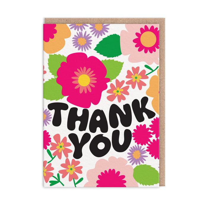Thank You Flowers Card