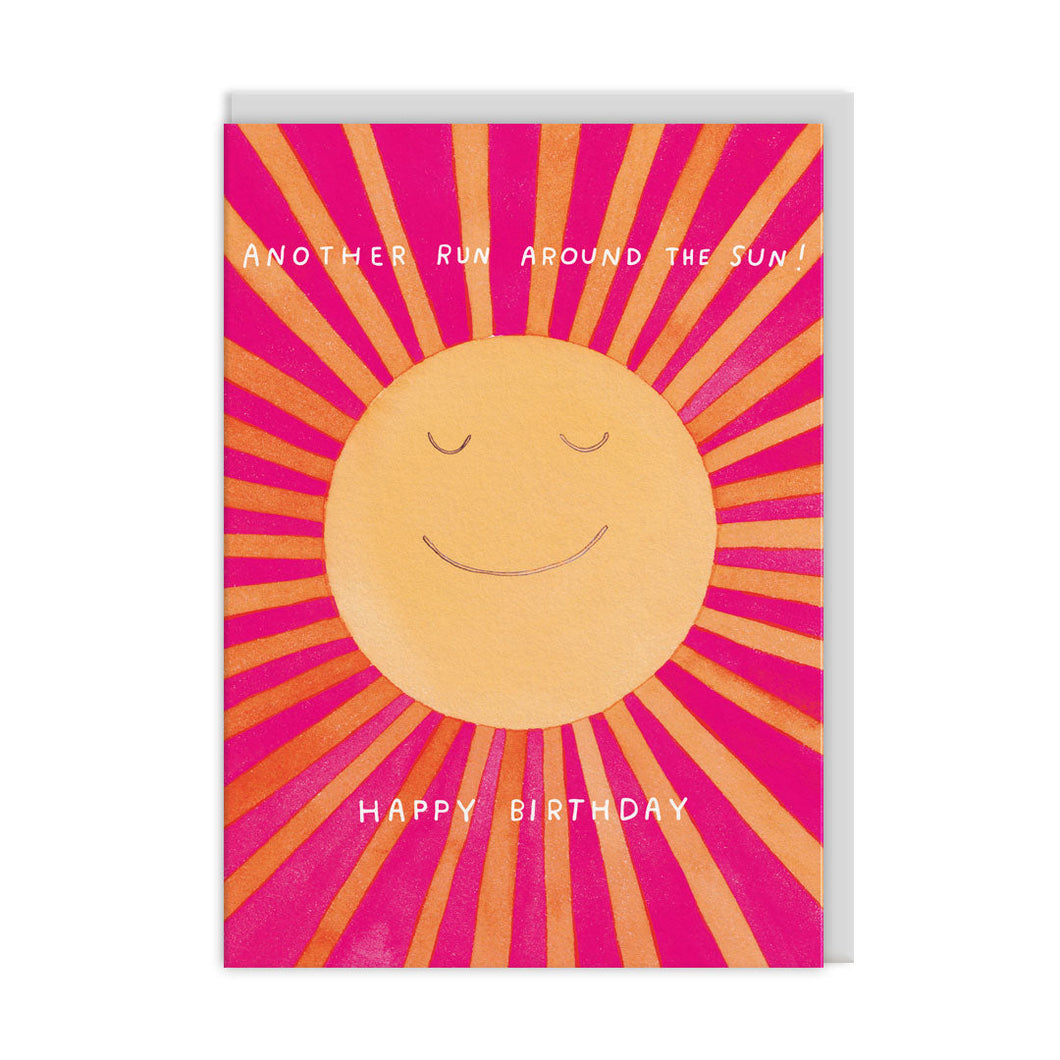 Birthday Around The Sun Card