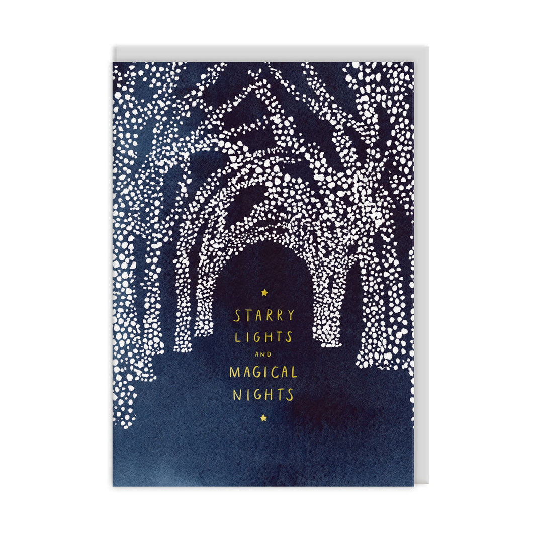 Christmas Starry Lights Card