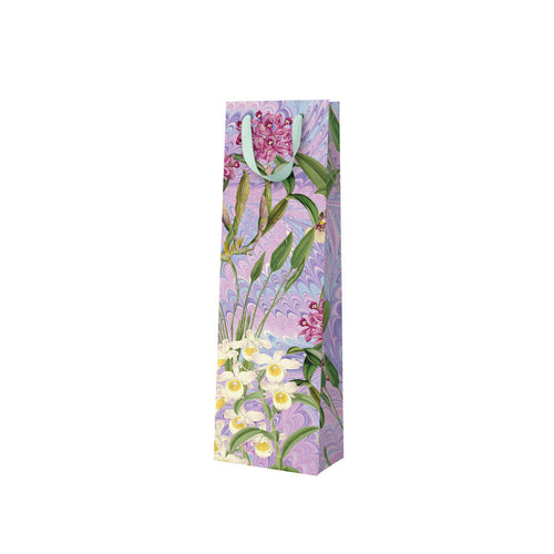 Marble Leaves Bottle Bag