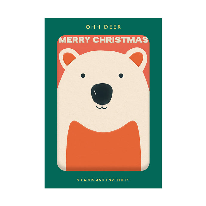 Christmas Polar Bear Card Pack