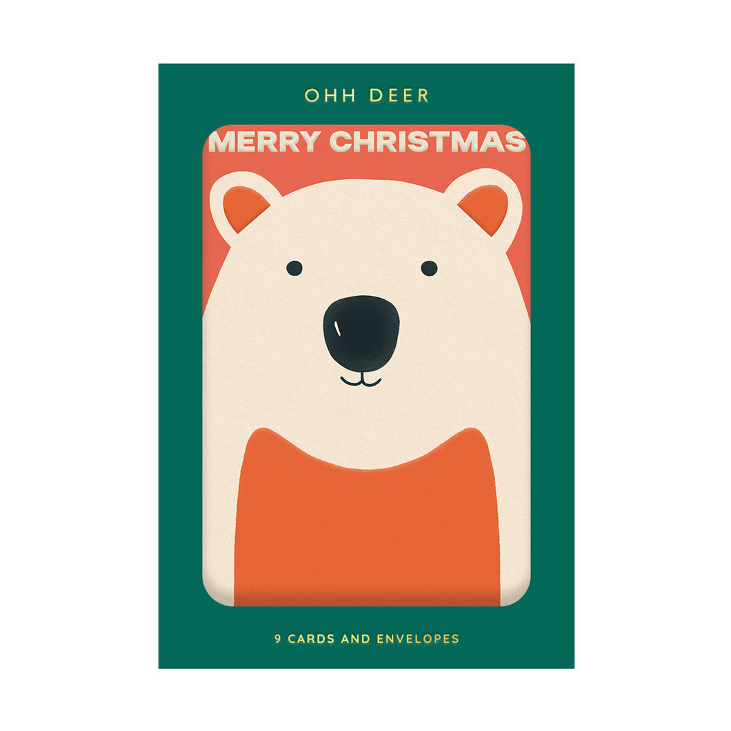 Christmas Polar Bear Card Pack