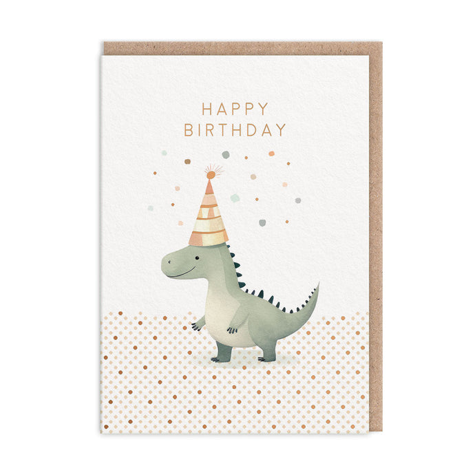 Birthday Dinosaur Card