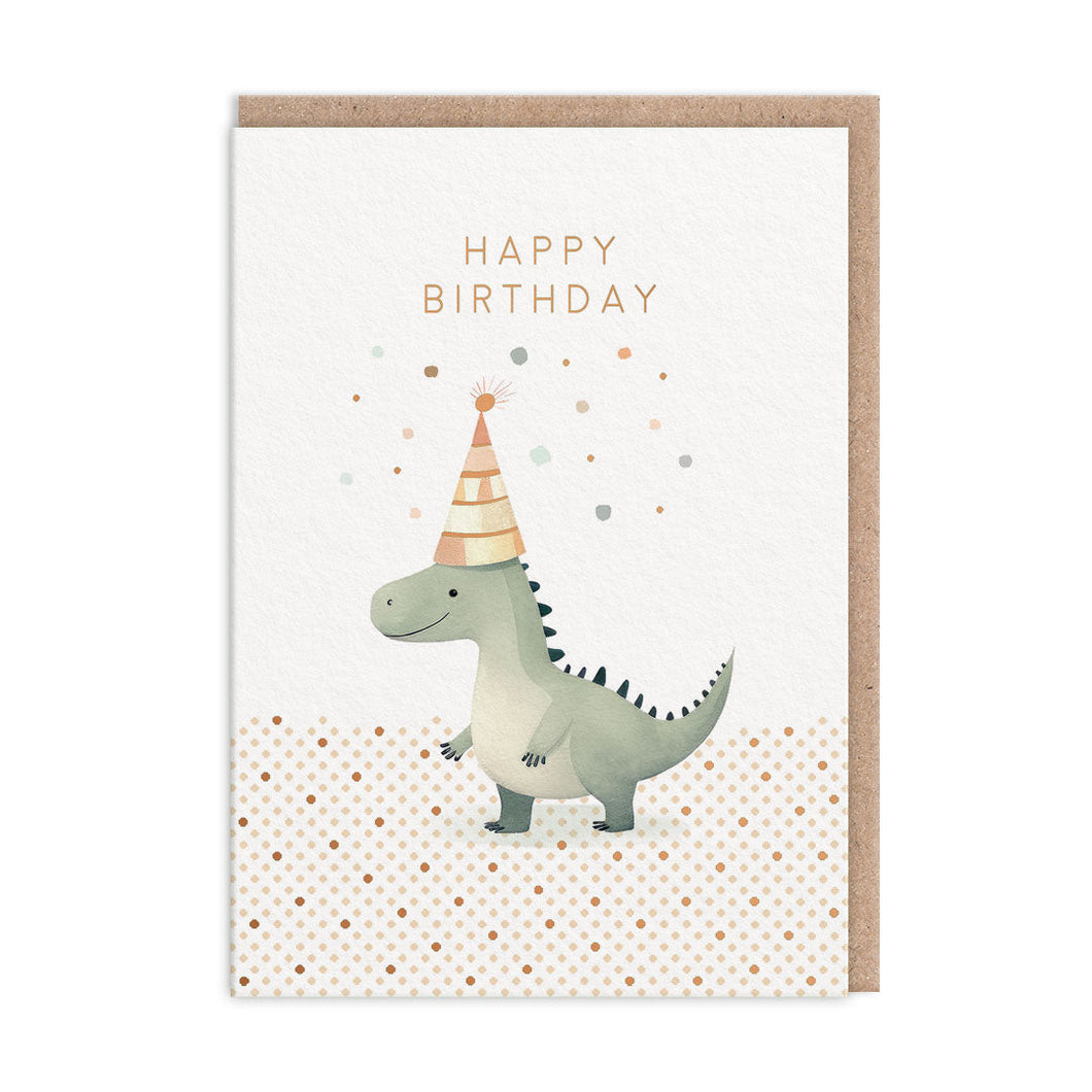 Birthday Dinosaur Card