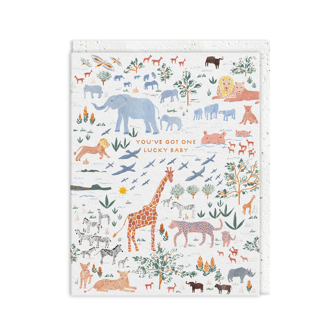 New Baby Lucky Baby Card