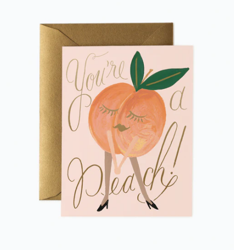 You're a peach! Valentine's Day Gift Card