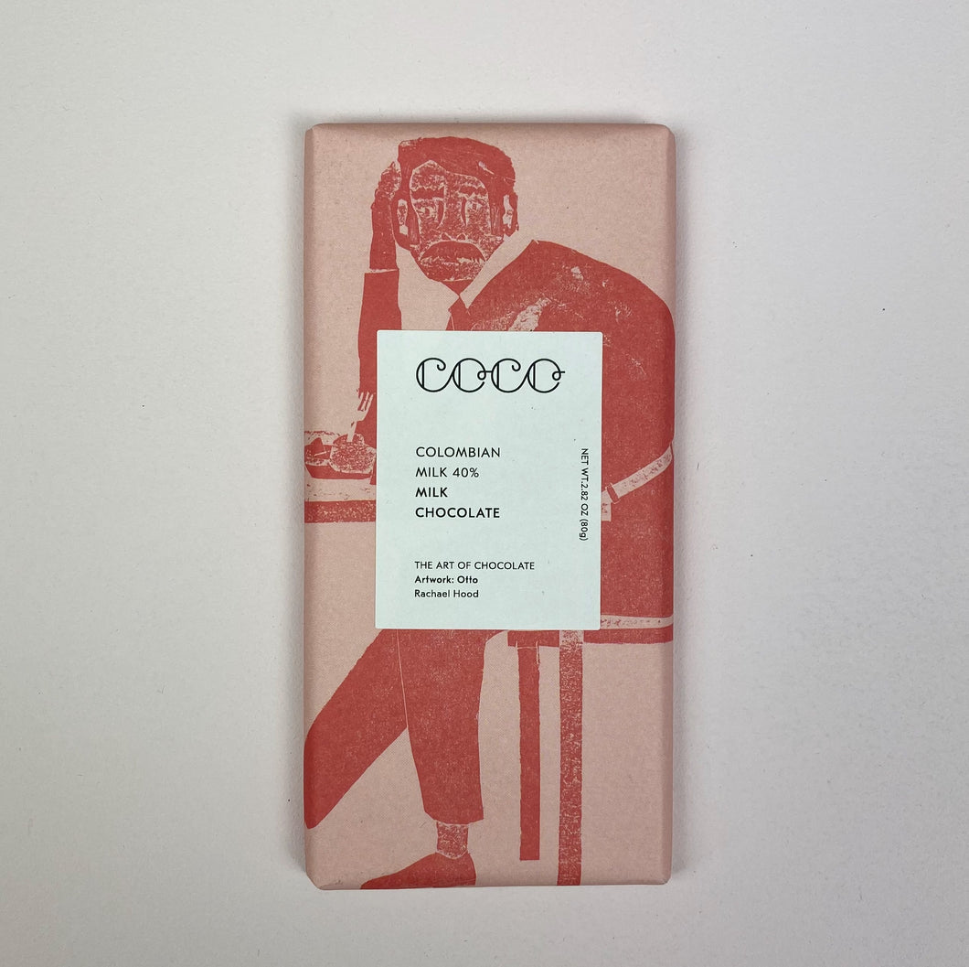 Colombian 40% Milk Chocolate Bar