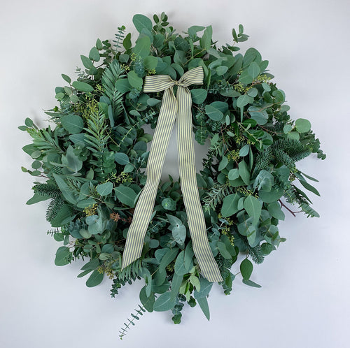 Just Foliage Christmas Wreath