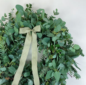 Just Foliage Christmas Wreath