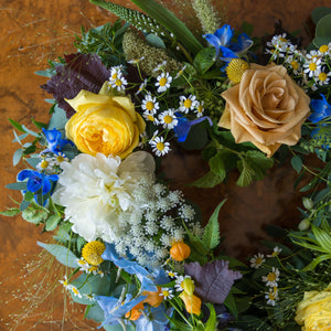 Mr Fisher Heart Wreath