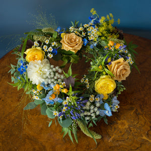 Mr Fisher Heart Wreath