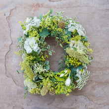 Memories in White Letters in Flowers