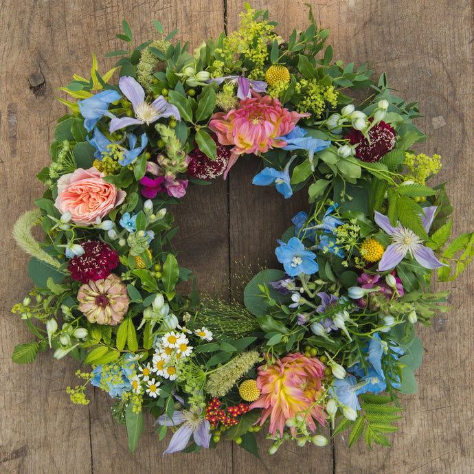 Celebration in Colour Floral Wreath