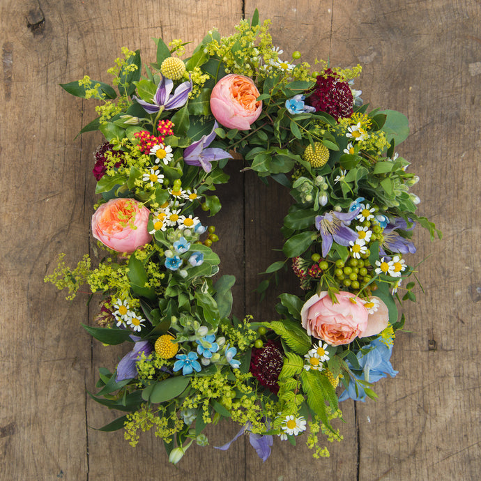 Celebration in Colour Letters in Flowers
