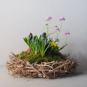 Large Planted Spring Nest Basket
