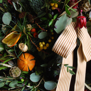 Christmas Pudding Wreath