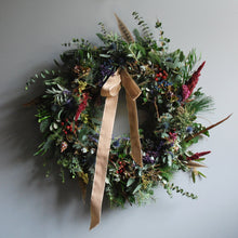 Home Flower School Lesson 4: Christmas Eve Wreath Kit (Blue)