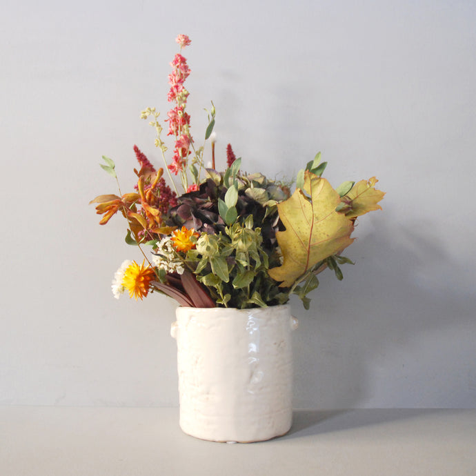 Small Everlasting Autumn Flowers Pot