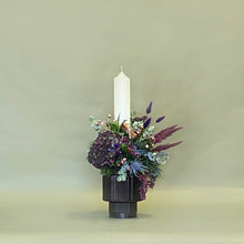 Christmas Eve arrangement with Pillar Candle