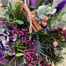 Christmas Eve arrangement with Pillar Candle