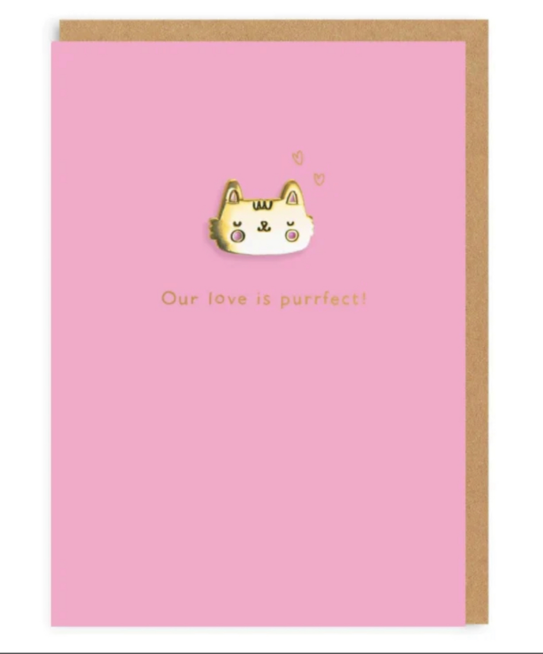 Our love is purrfect Greeting Card by OHH DEER