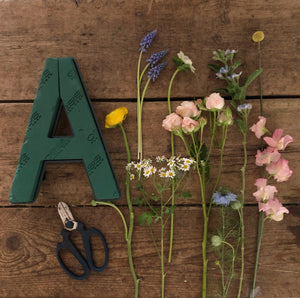 Home Flower School Lesson 2: Floral Letters