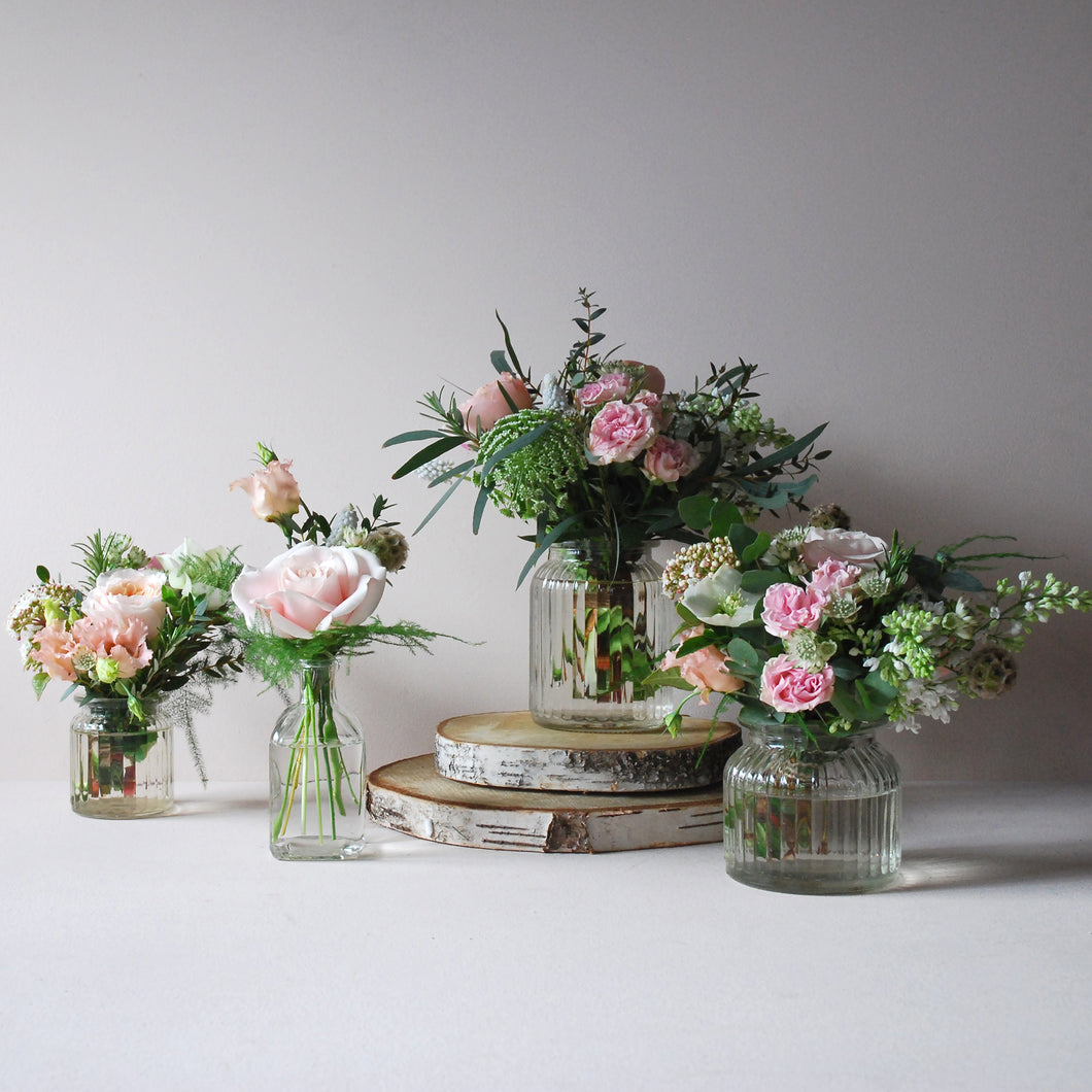 Meadow Flowers in Bottles & Jars