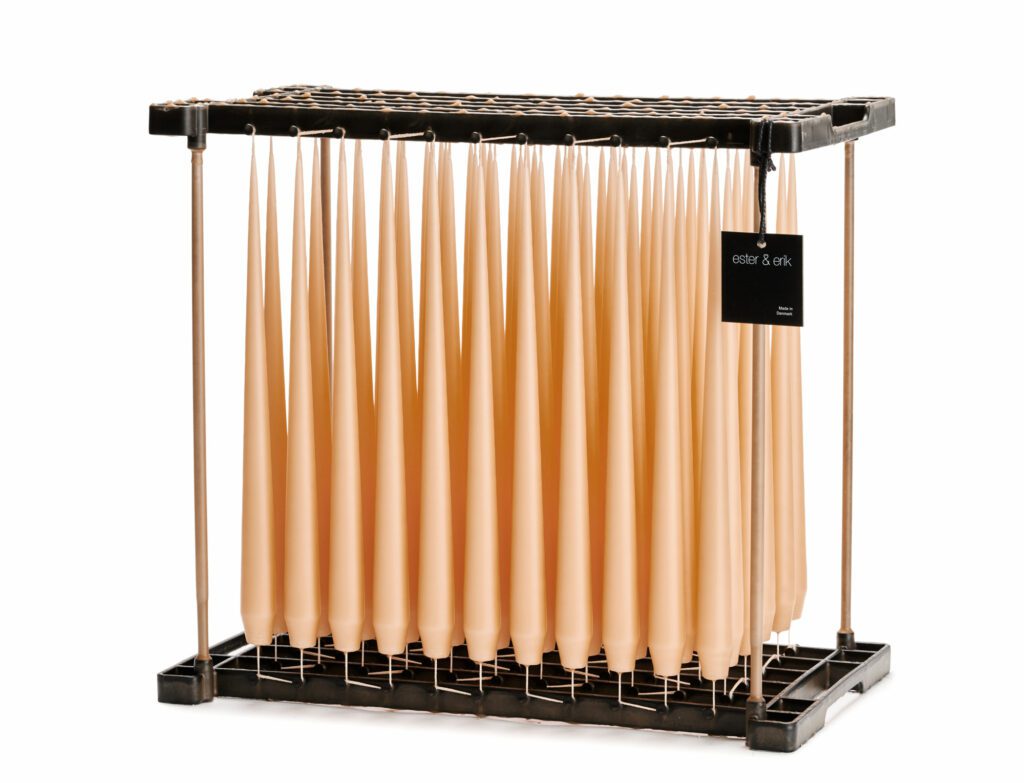 Ester & Erik Heather Melon Taper Candle 42cm (Pale Peach)