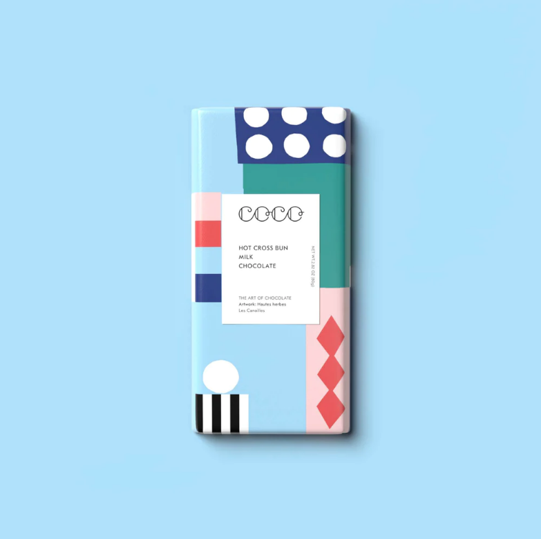 Hot Cross bun Milk Chocolate Bar