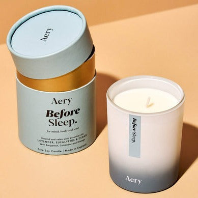 Aery before sleep candle