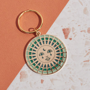 Cai & Jo moon keychain