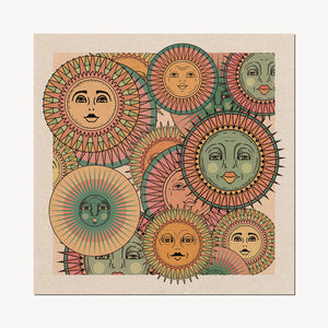 Cai & Jo sun faces print.