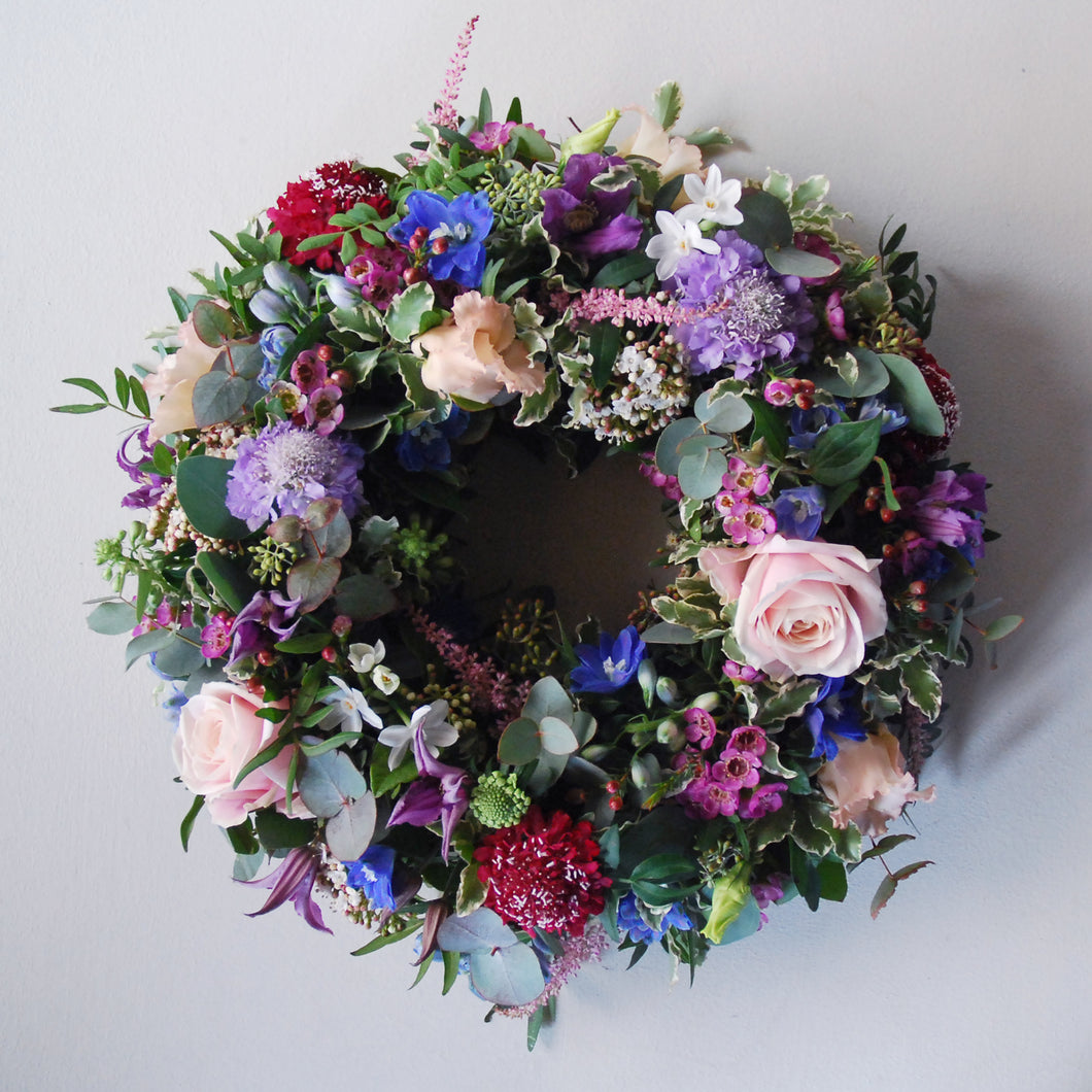 Cottage Garden Floral Wreath