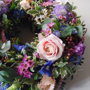Cottage Garden Floral Wreath