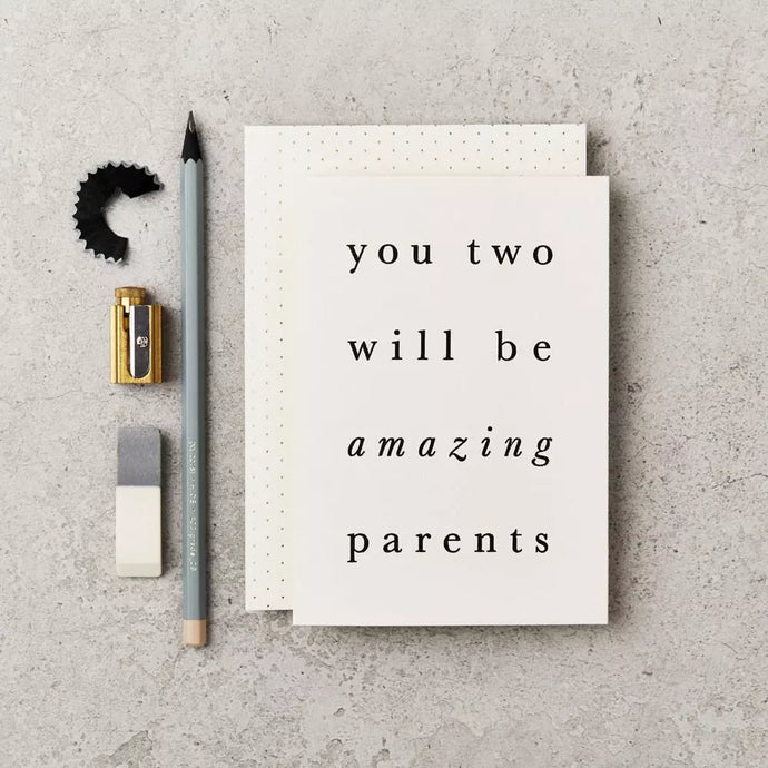 Amazing Parents Card by Katie Leamon